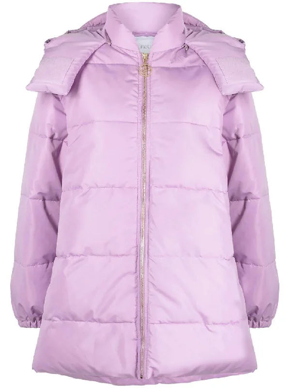 detachable sleeves puffer jacket Striped Jacket Polka Dot Jacket Floral Jacket
