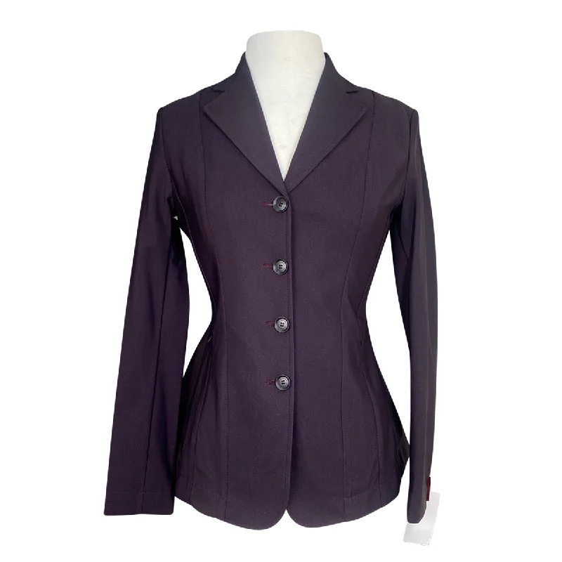 RJ Classics 'Palermo' Orange Label Show Coat in Merlot Herringbone - Women's 00R Trapeze Tunic Caftan