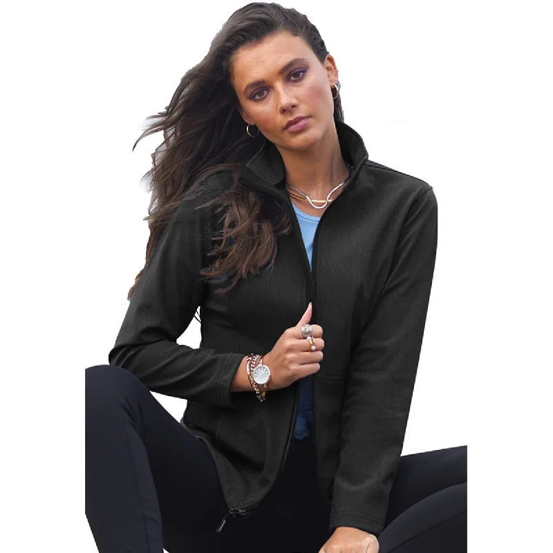 Edwards Women's Black Lightweight Soft Shell Jacket Faux Fur Jacket Real Fur Jacket Shearling Jacket
