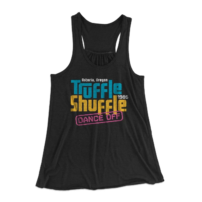 Truffle Shuffle Dance Off 1985 Women's Flowey Tank Top chic tank top