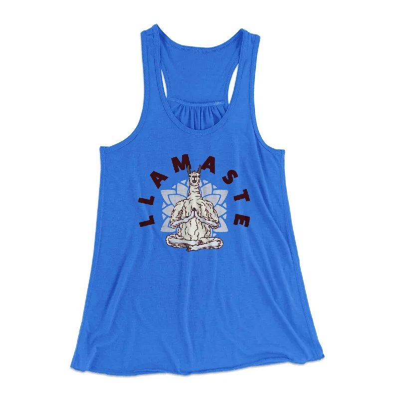 Llamaste Funny Women's Flowey Tank Top v-neck tank top