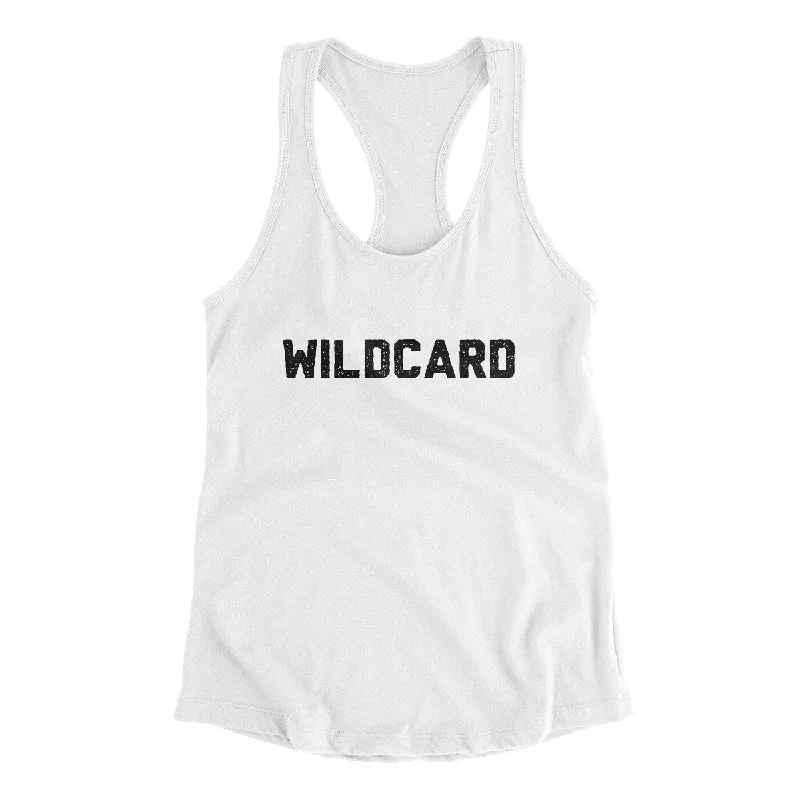 Wildcard Funny Women's Racerback Tank lounge tank top