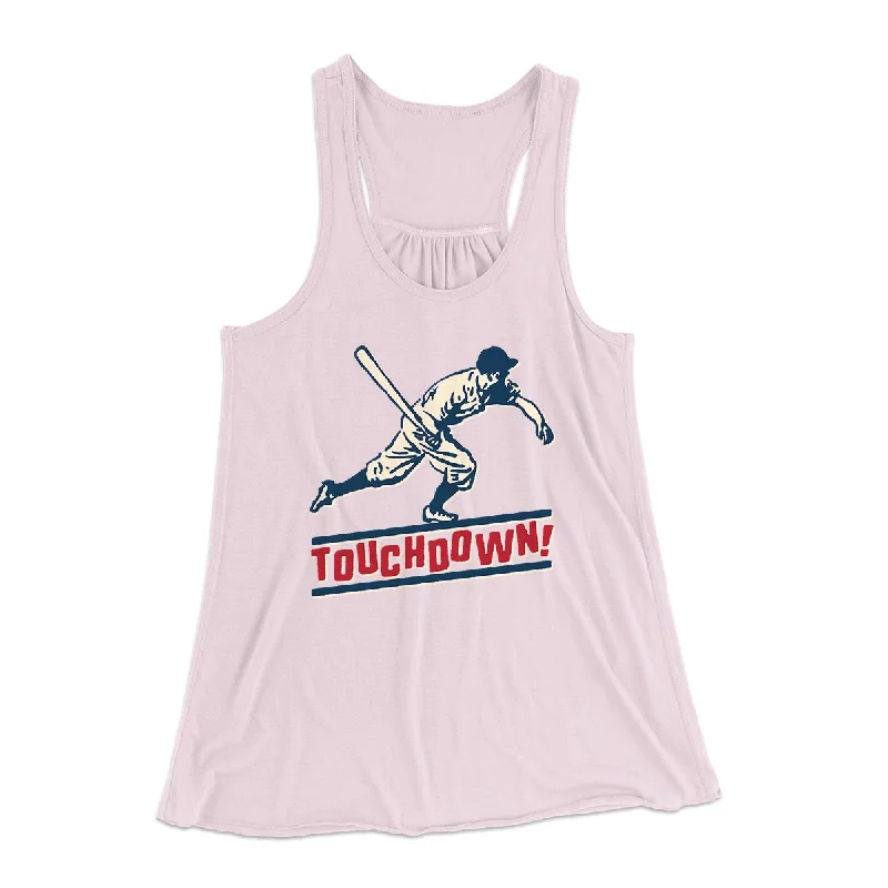 Touchdown! Funny Women's Flowey Tank Top sequin tank top