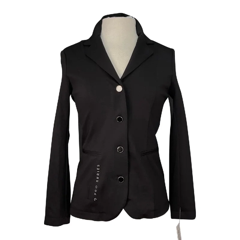 Equitheme ComptAir Women's Air Vest Compatible Show Coat in Black - Women's Small Parka Down Jacket Wool Coat