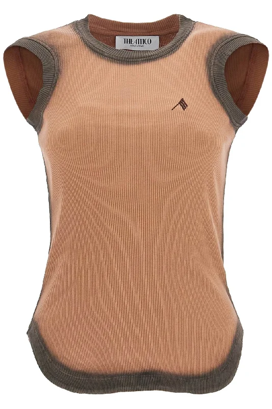 Reese Tank Top With Faded Edges athletic tank top