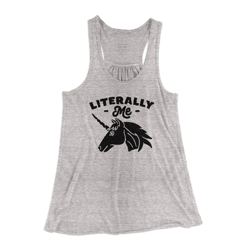 Literally Me Women's Flowey Tank Top solid color tank