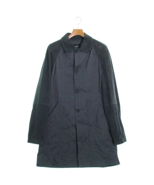 EMMETI Soutien collar coats Houndstooth Coat Plaid Coat Tartan Coat