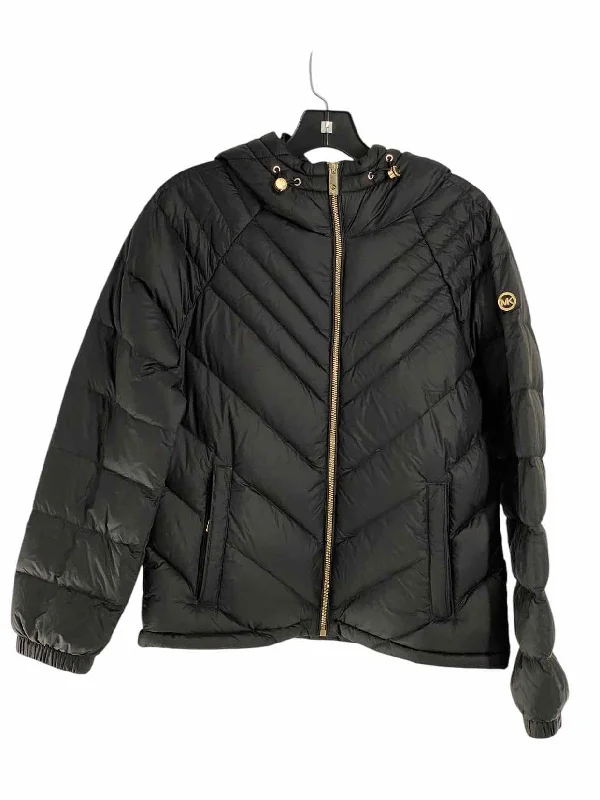 Michael Kors Size S Black Down & Feathers Coat(short) Down Puffer Quilted