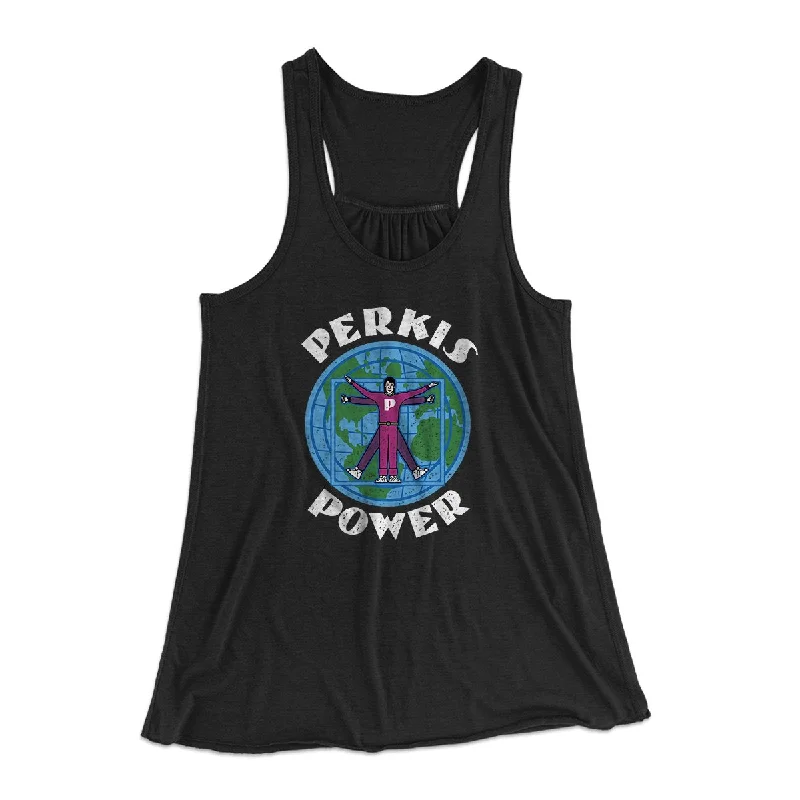 Perkis Power Women's Flowey Tank Top neon tank top