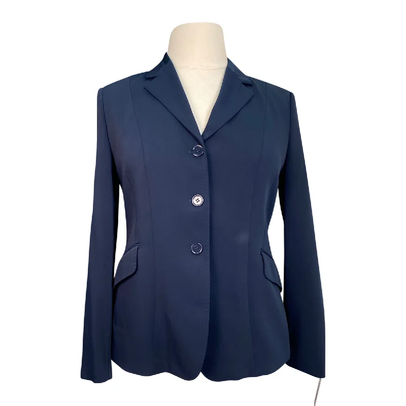 Tredstep 'Symphony Style' Show Coat in Navy - Women's 10 Houndstooth Jacket Shearling Jacket Fleece Jacket