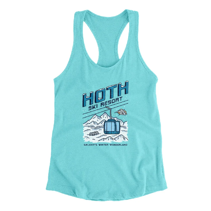 Hoth Ski Resort Women's Racerback Tank cute tank top