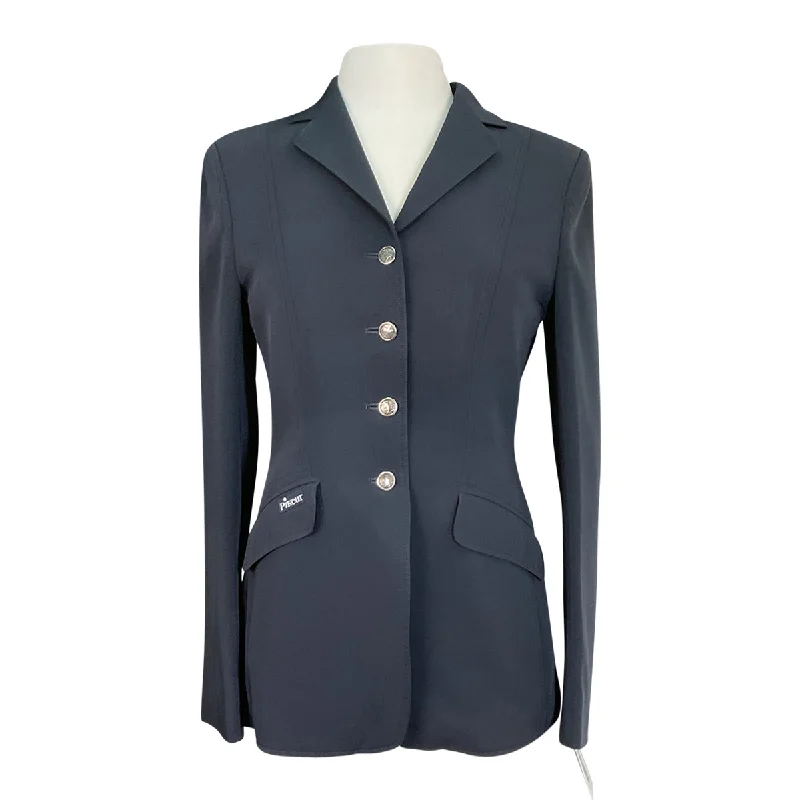 Pikeur Show Coat in Navy - Women's 10 Boat Neck Jacket Square Neck Jacket One-Shoulder Jacket