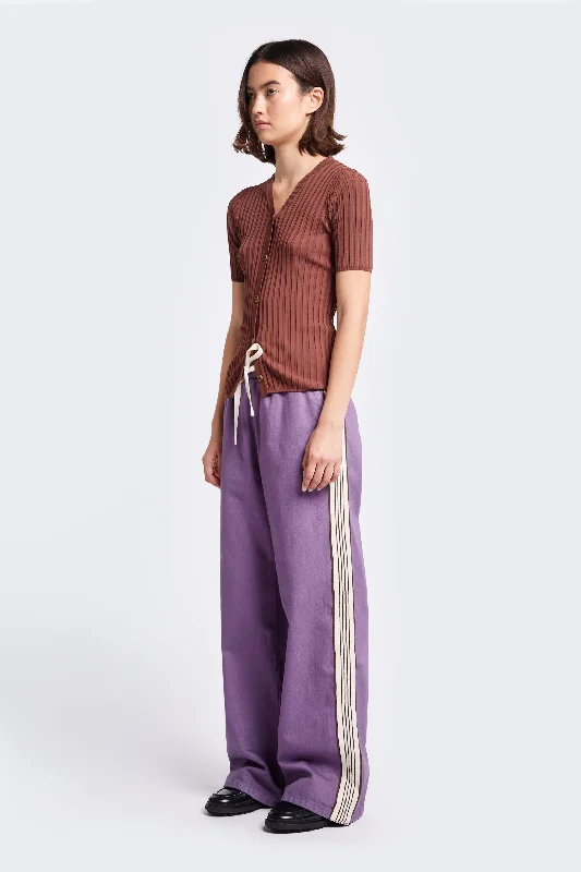 Tribute Side Trim Pant Purple