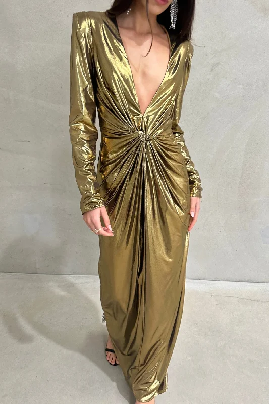 Allegra Gown - Gold