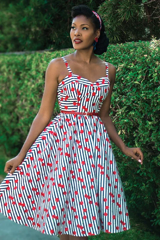 Be Mine 1950's Sweet Cherry Swing Dress by Stop Staring!