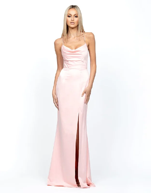 KODA COWL SPLIT GOWN B56D13L