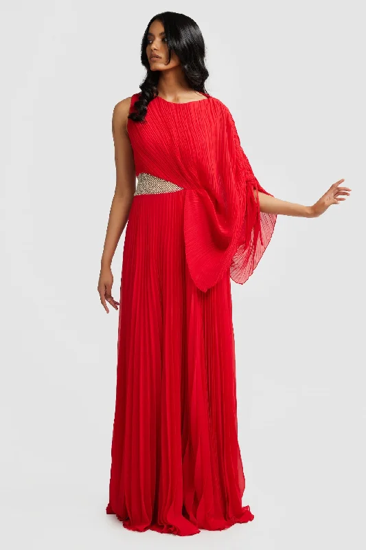 Lorenza Gown - Raspberry