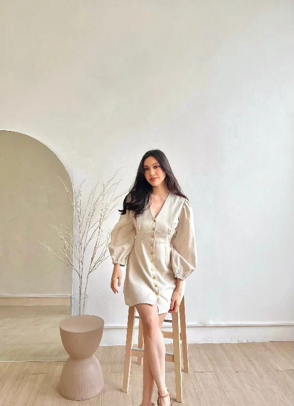 Pauline linen dress (OAT)