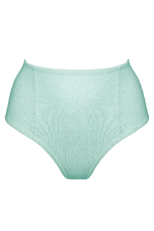 Ariel Mint high waisted bikini bottom Bikini with side straps, Sexy, Comfortable, Trendy