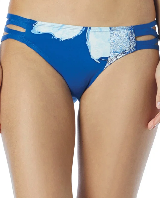 Carmen Marc Valvo Gilded Garden Strappy Hipster Bikini Bottom Padded bikini top, Supportive, Trendy, Comfortable