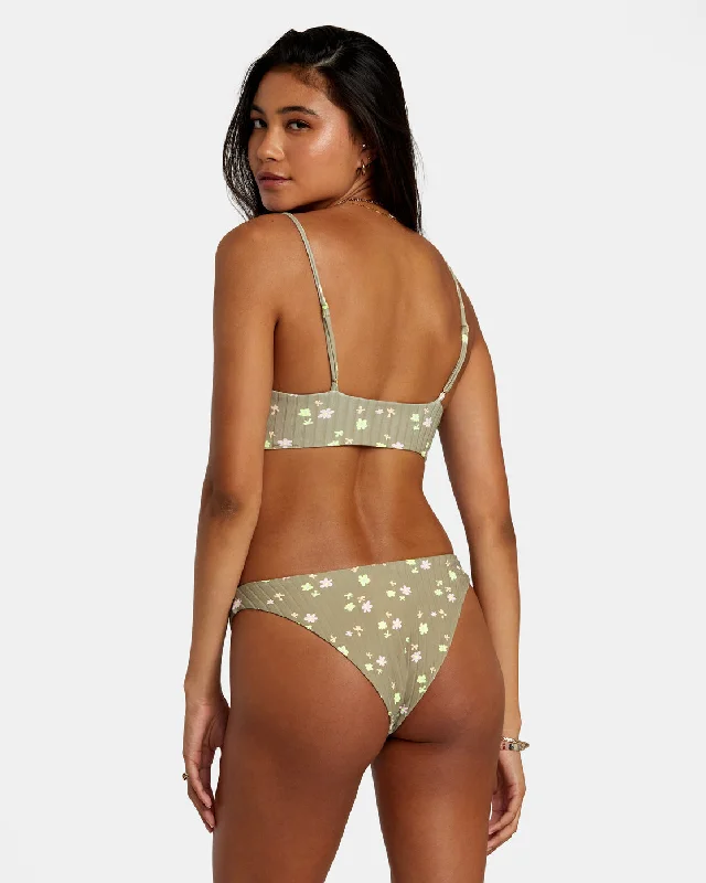 Decoupage High Leg Bikini Bottoms - Aloe Low-rise bikini, Sexy, Comfortable, Trendy