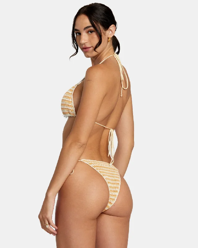 Greenpacha Flor Side Tie Cheeky Bikini Bottoms - Multi V-shaped bikini, Sexy, Trendy, Comfortable