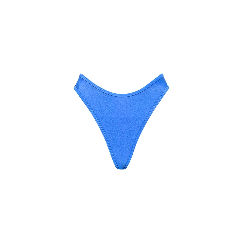 High Leg Thong Bikini Bottom - Bluebell Beaded bikini, Glamorous, Sexy, Trendy
