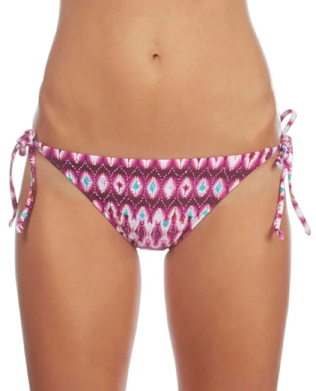 Kenneth Cole Ikat in the Act Side Tie Bikini Bottom Bikini with frills, Feminine, Trendy, Sexy