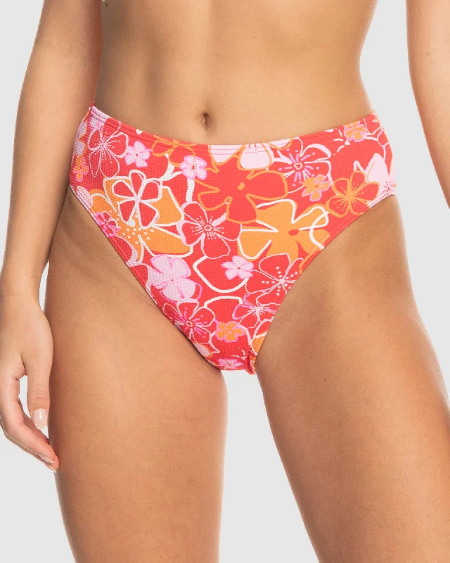 Womens Meadow Flowers Midwaist Mod Bikini Bottom Tied bikini, Adjustable, Sexy, Comfortable