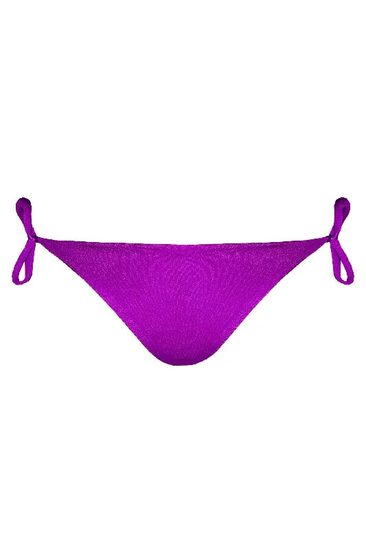Mira ultraviolet bikini strap bottom Bikini with tassel trim, Fun, Sexy, Trendy