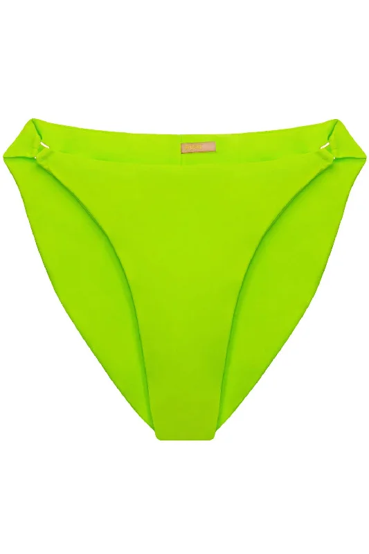 Radiya Greenery high waisted bikini bottom Silk bikini, Luxurious, Elegant, Sexy