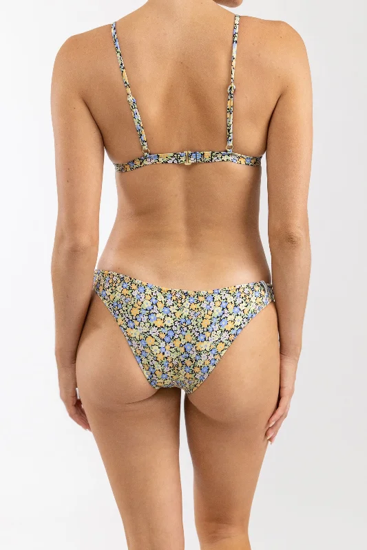 RHYTHM Carrie Cheeky Bikini Bottom Women's Black Low-rise bikini bottom, Comfortable, Sexy, Trendy