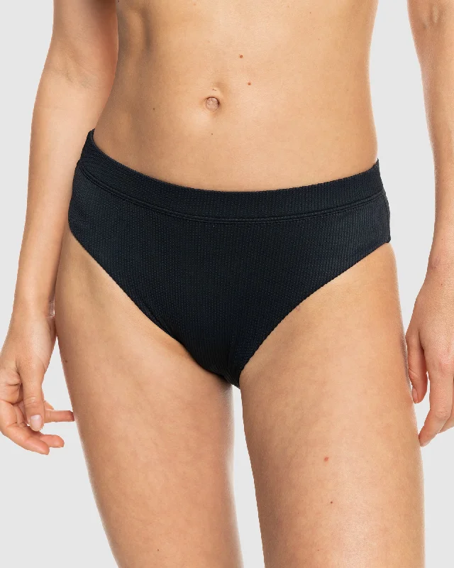 Womens Rib Roxy Love The Shorey Bikini Bottom Soft cup bikini, Comfortable, Supportive, Trendy