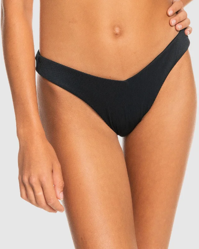 Womens Rib Roxy Love The Sunseeker Bikini Bottom Bikini with fringe details, Trendy, Fun, Sexy