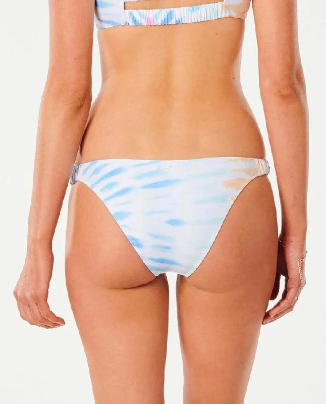 RIP CURL Wipe Out Cheeky Coverage Bikini Bottom Women's Multi Ribbed bikini bottom, Comfortable, Chic, Trendy