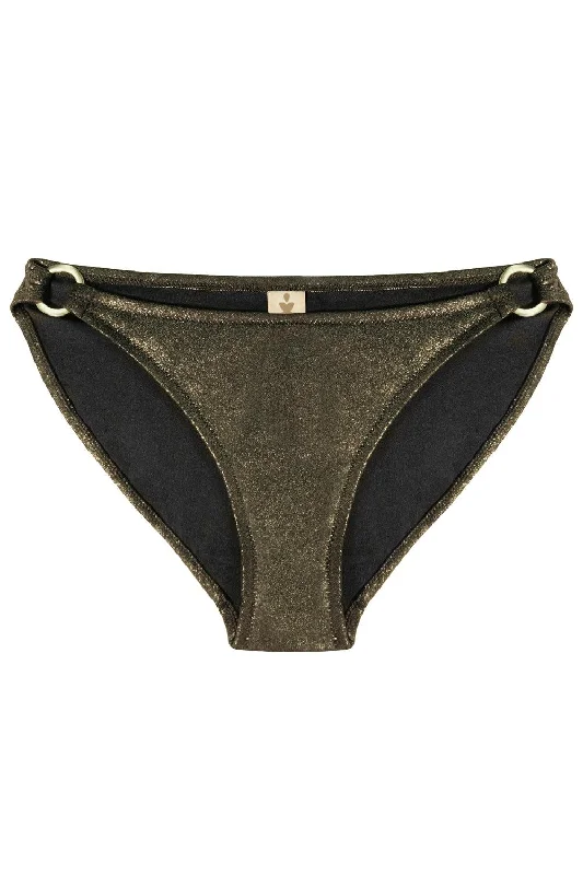 Titaniya Gold Black bikini bottom Tied bikini top, Adjustable, Comfortable, Trendy
