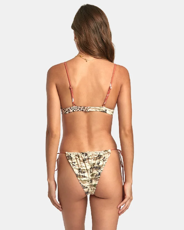 Tossed Slide Tie Reversible Medium Bikini Bottoms - Multi Animal print bikini set, Bold design, Sexy, Fashionable
