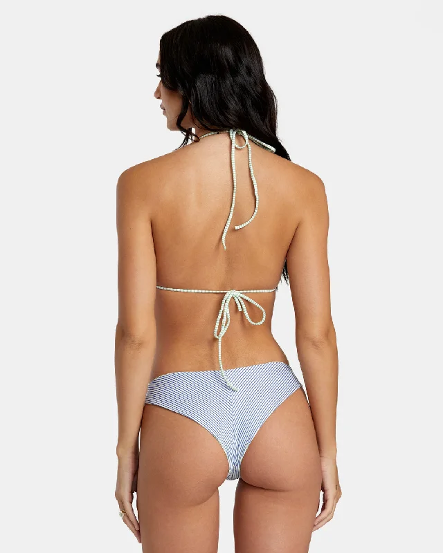 Tri Stripe Reversible Cheeky Bikini Bottoms - Multi Sheer lace bikini, Sexy, Elegant, Trendy