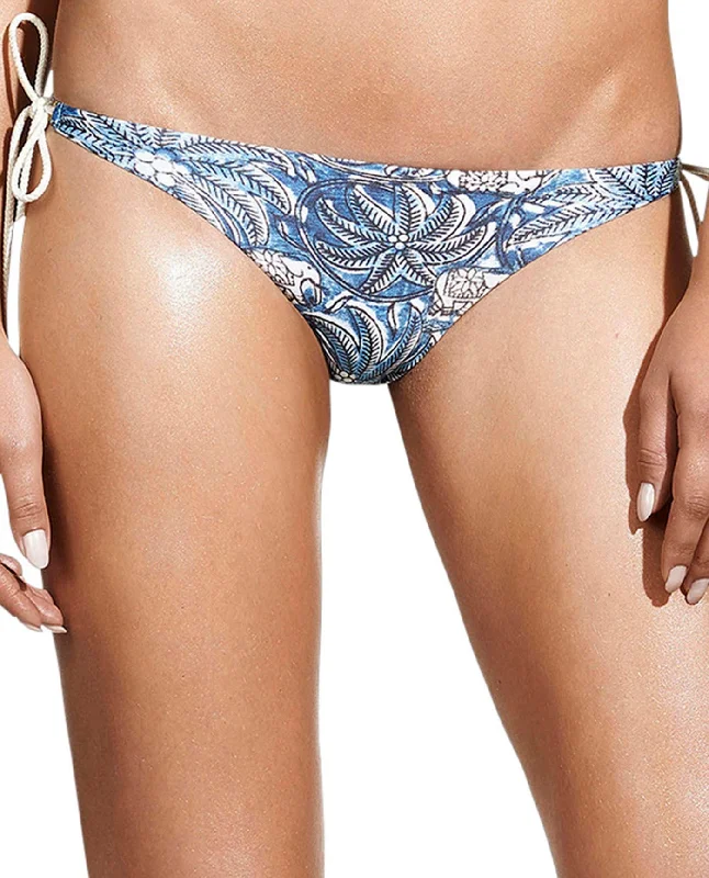 ViX Jakarta Thai Full Coverage Tie Side Bikini Bottom Mesh insert bikini, Sexy, Chic, Trendy