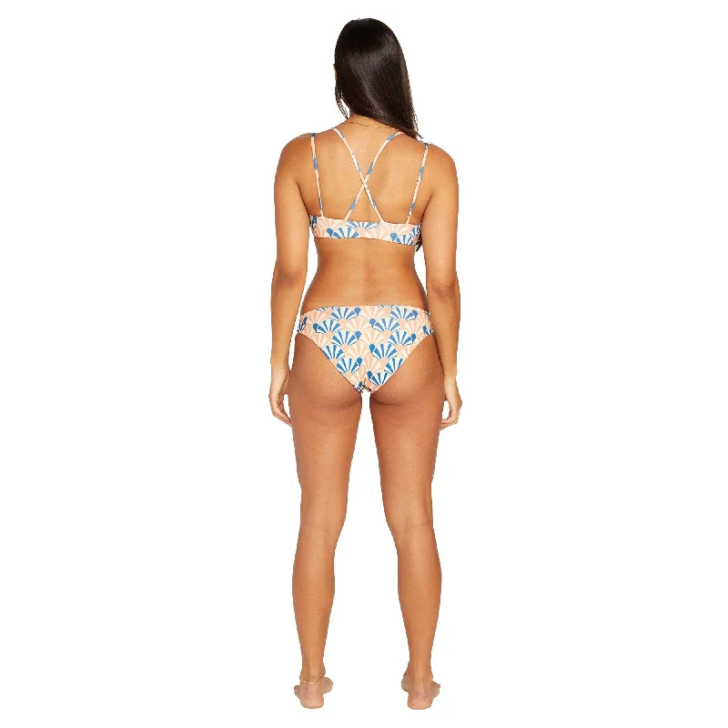 VOLCOM Women's Shell Yeah Hipster Bikini Bottom Papaya Adjustable strap bikini, Custom fit, Trendy, Comfortable