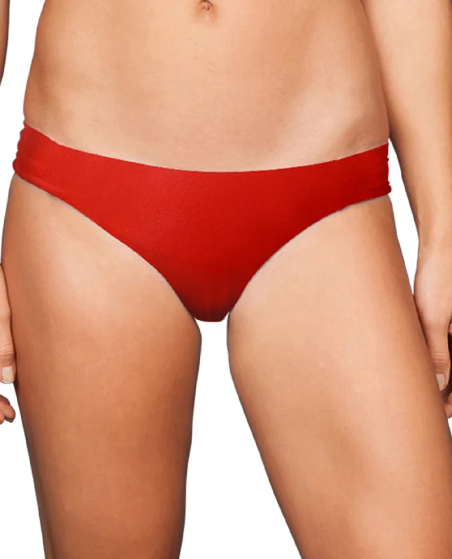 Zali Persimmon Hipster Bikini Bottom Shiny bikini, Metallic fabric, Sexy, Beachwear